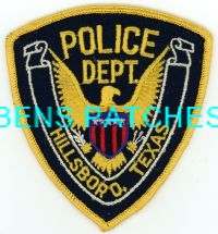 TEXAS,HILLSBORO POLICE 4
